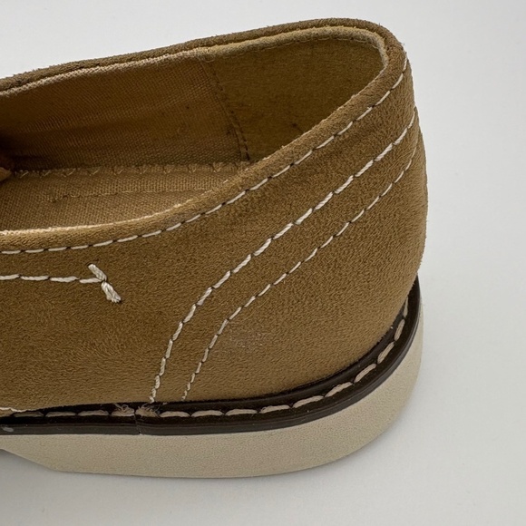 NWOB Dexter Comfort Memory Foam Burt Plain Toe Oxford Tan Suede Style Shoe - Picture 10 of 13